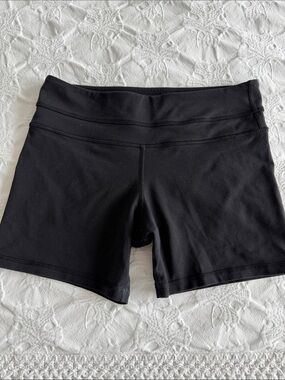 lululemon athletica Black High-Waist Performance Shorts